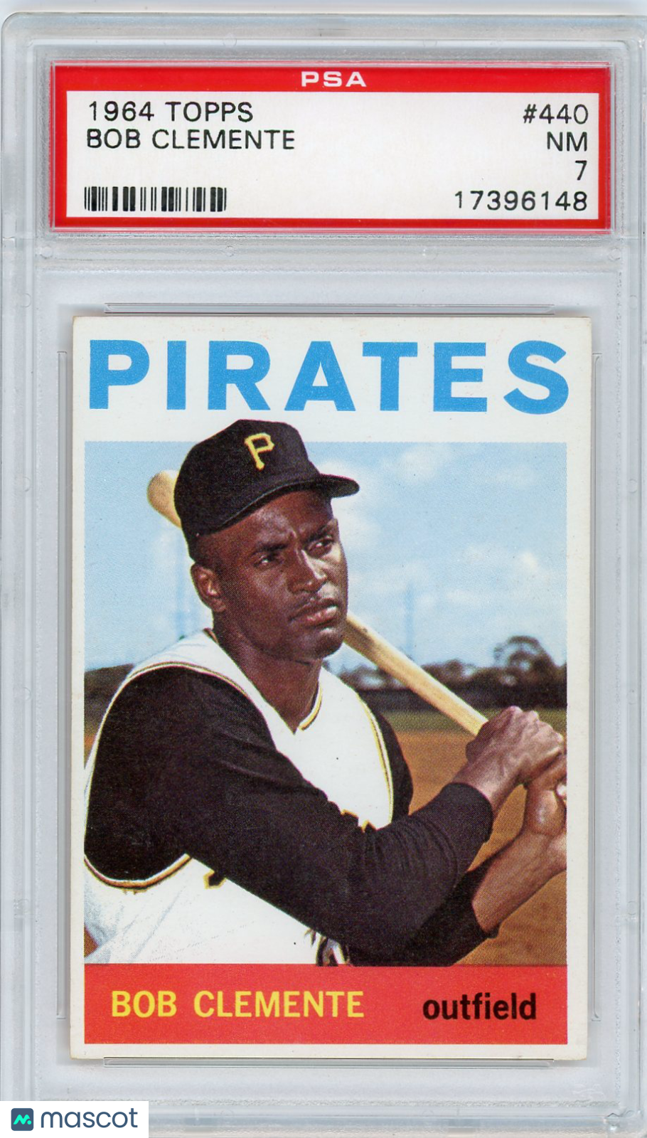 1964 Topps Bob Clemente #440 PSA 7