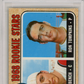 1968 Topps Reds Rookies #247 J. Bench R. Tompkins PSA 6