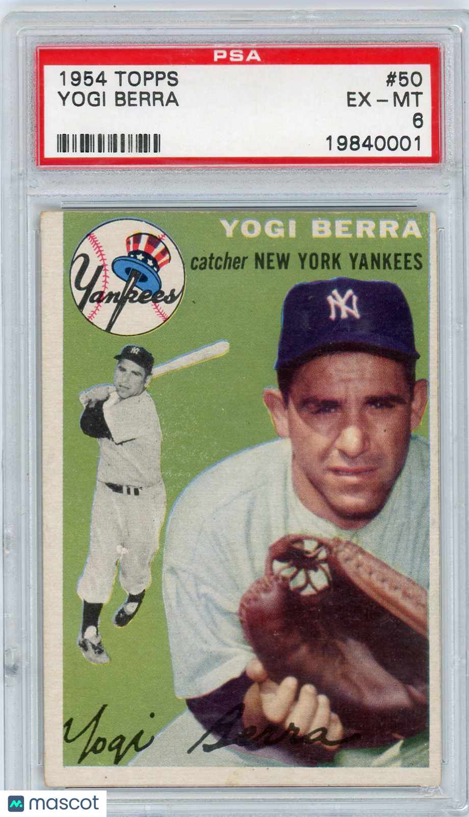 1954 Topps Yogi Berra #50 PSA 6