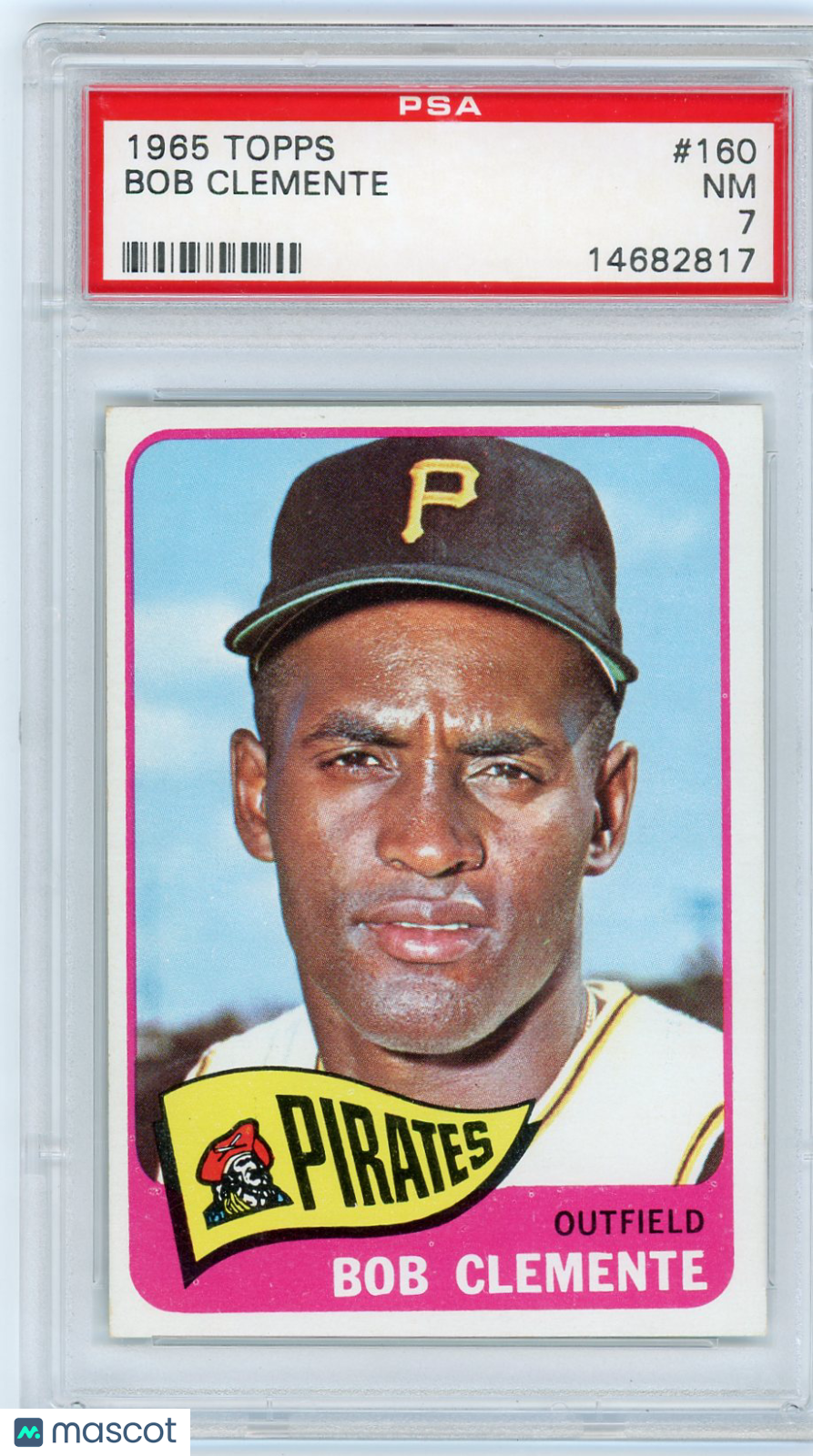 1965 Topps Bob Clemente #160 PSA 7