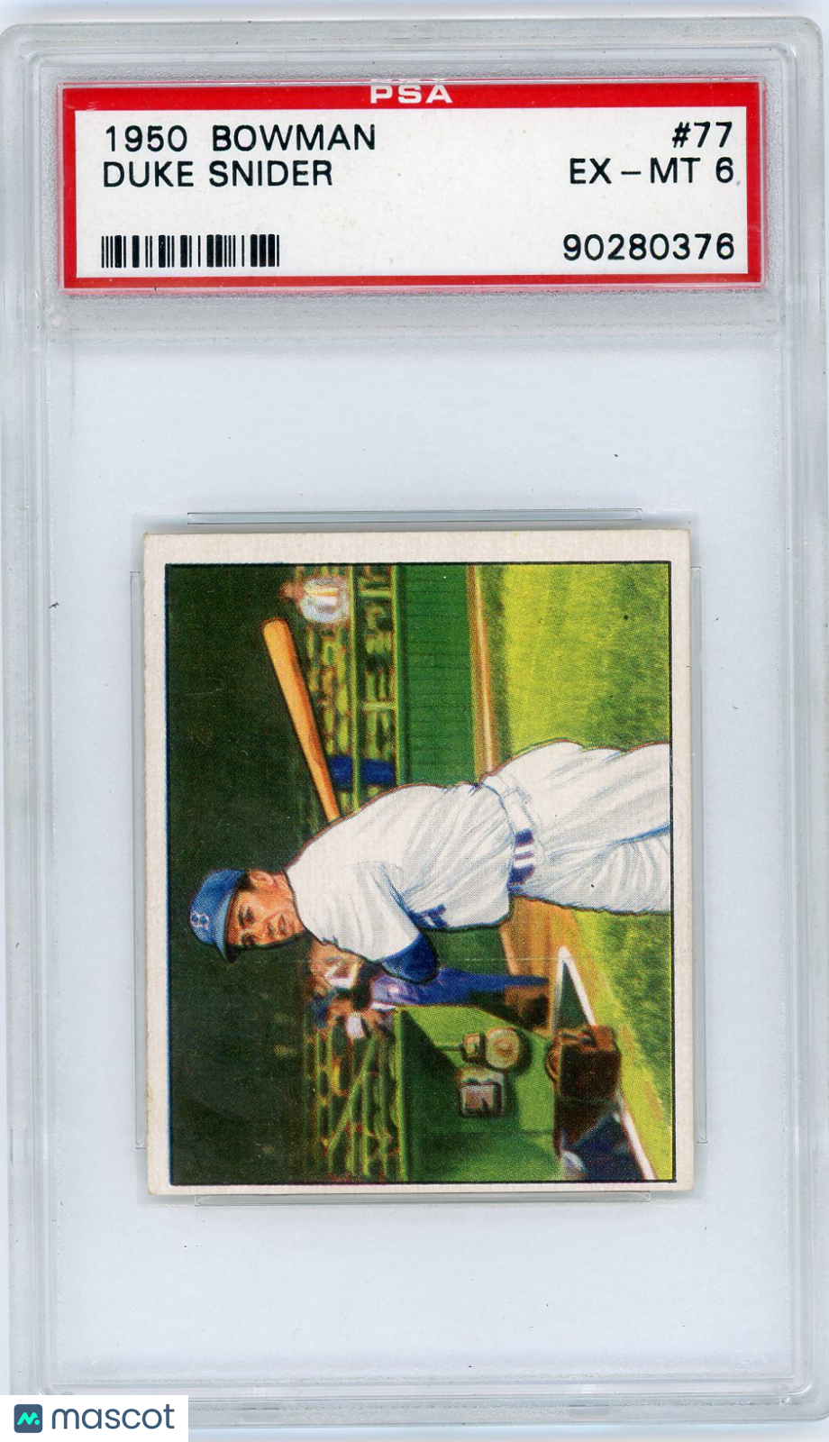 1950 Bowman Duke Snider #77 PSA 6