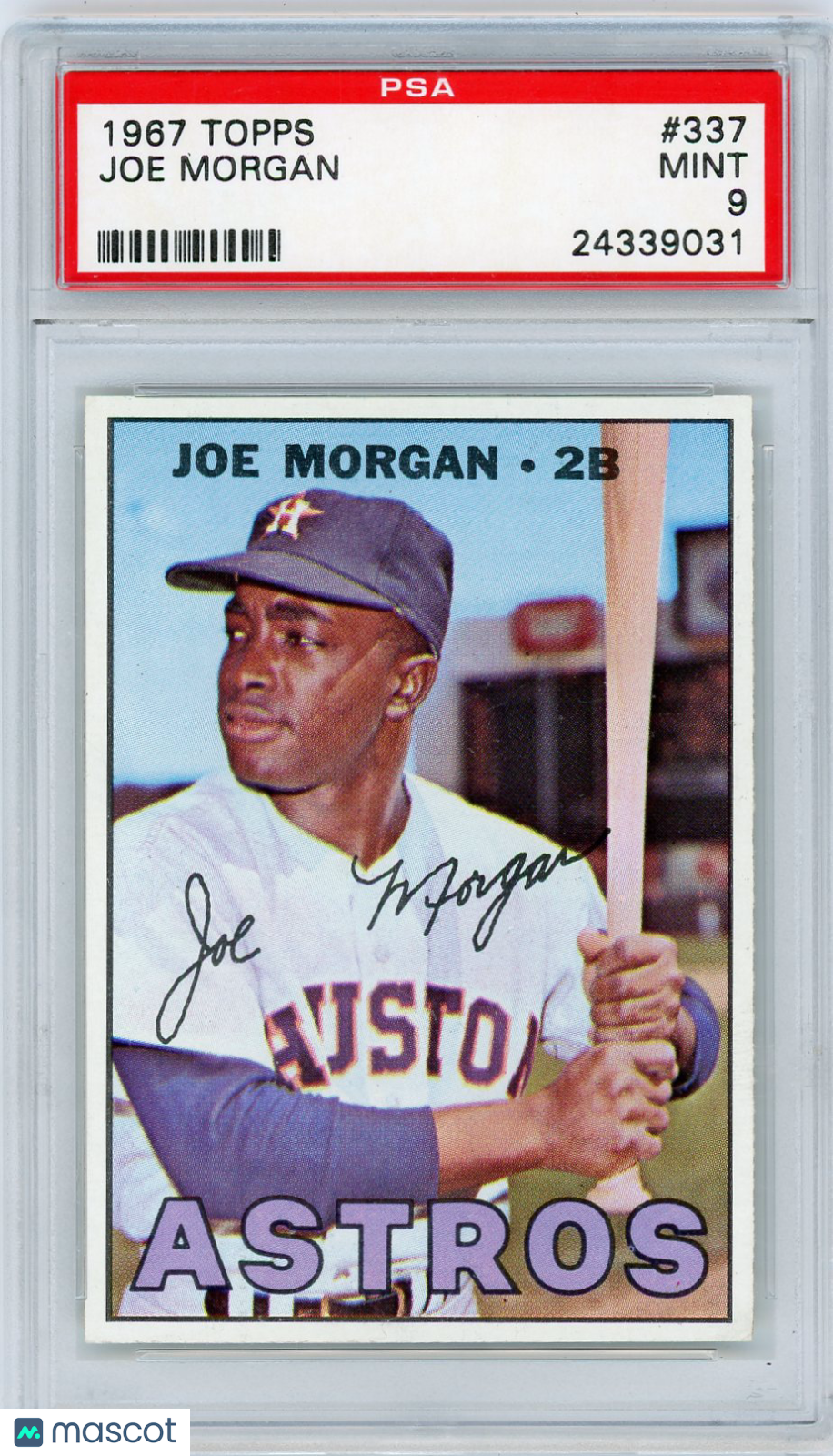1967 Topps Joe Morgan #337 PSA 9