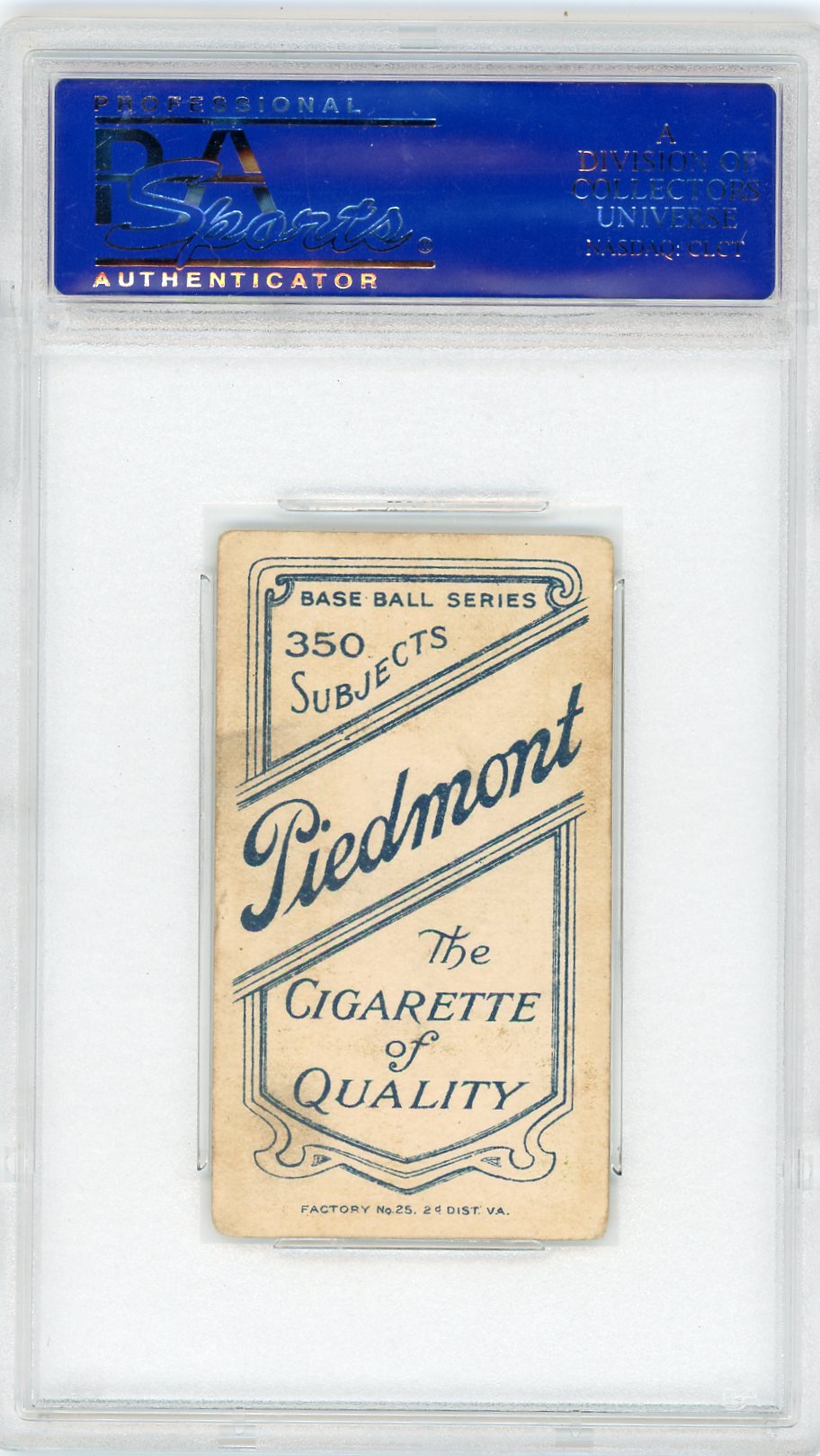 1909-11 T206 Chief Bender Pitching, No Trees PSA 3