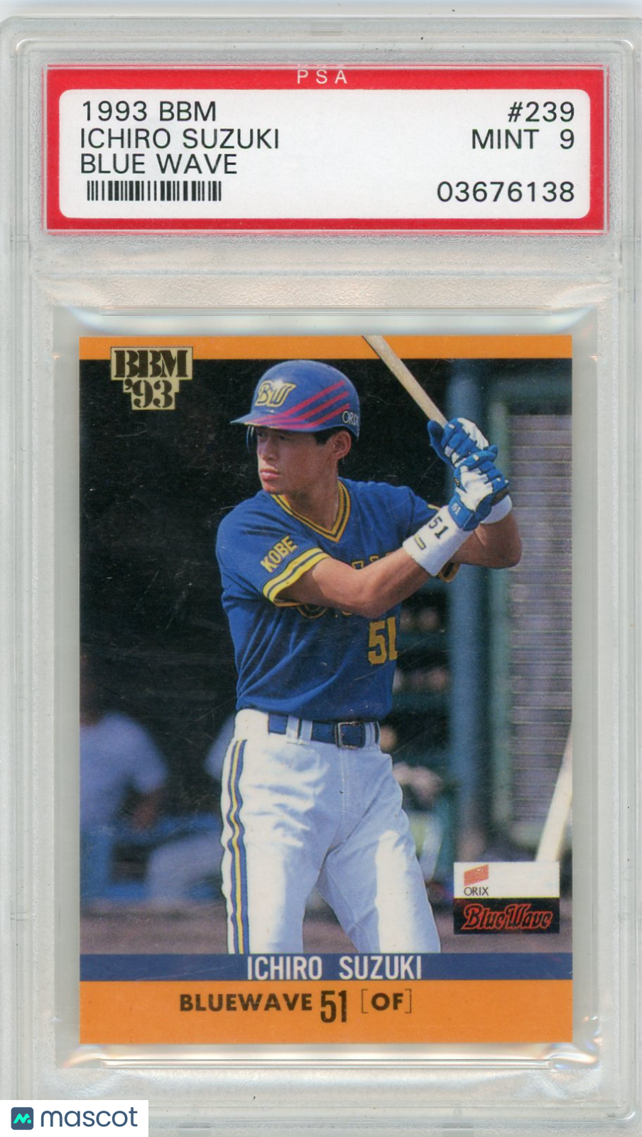 1993 BBM Ichiro Suzuki #239 PSA 9