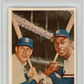 1958 Topps H. Aaron M. Mantle #418 W. S. Batting Foes PSA 8