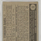 1952 Topps Eddie Joost #45 Black Back PSA 7