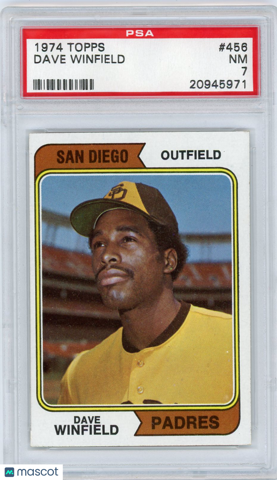 1974 Topps Dave Winfield #456 PSA 7