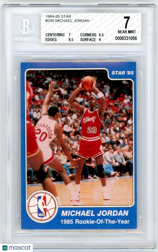 1984 Star Michael Jordan SPEC ! #288 BGS 7