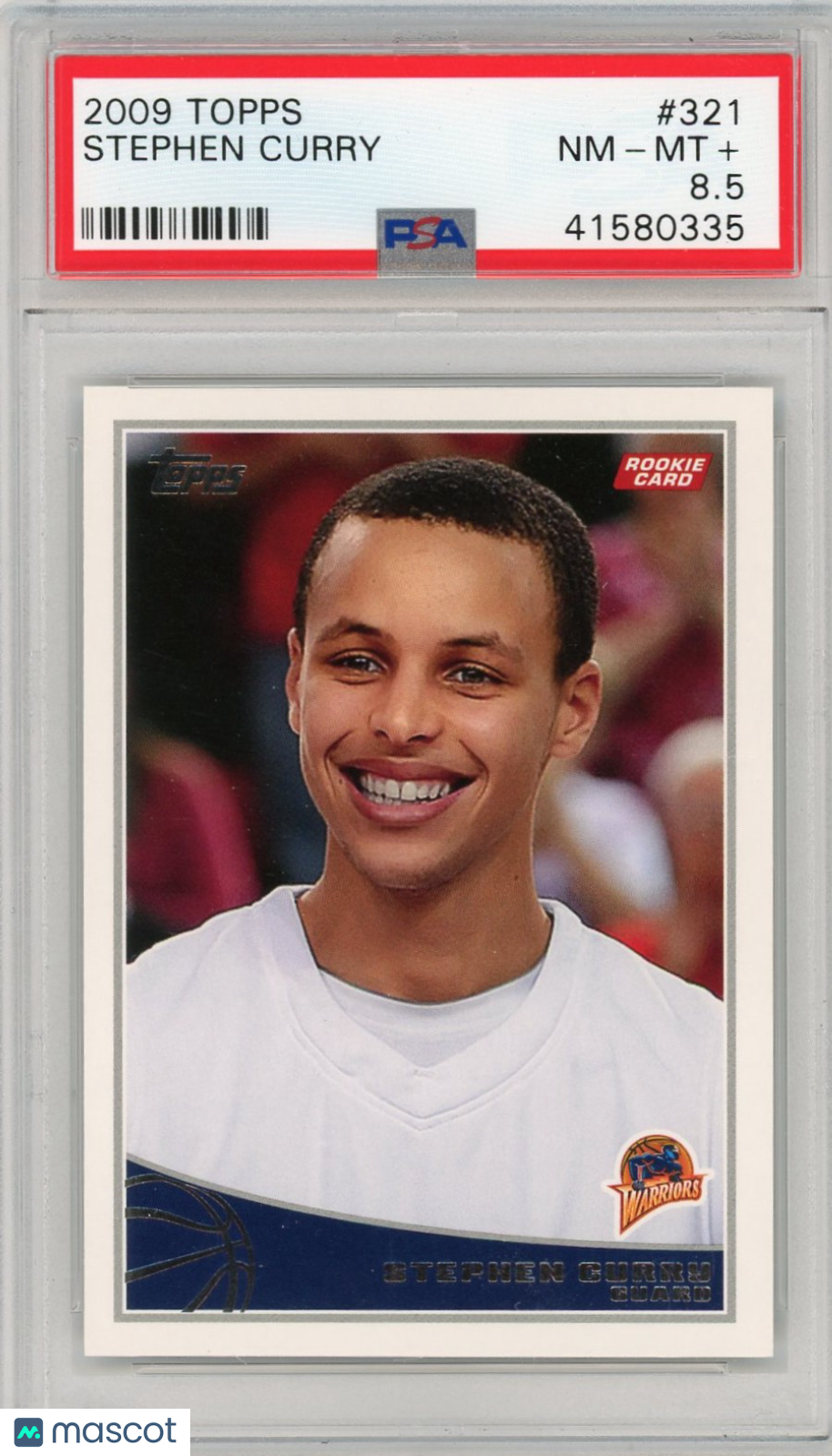 2009 Topps Stephen Curry #321 PSA 8.5