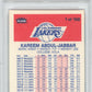1986 Fleer Kareem Abdul-Jabbar #1 PSA 9