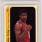 1986 Fleer Sticker Julius Erving #5 PSA 9