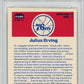 1986 Fleer Sticker Julius Erving #5 PSA 9