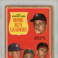 1962 Topps Al Home Run Leaders #53 PSA 7