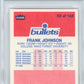 1986 Fleer Frank Johnson #52 PSA 10