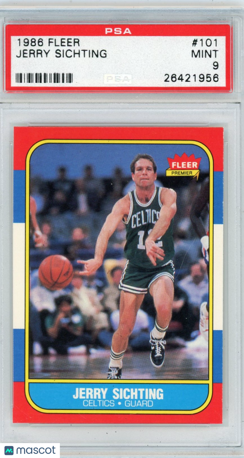 1986 Fleer Jerry Sichting #101 PSA 9