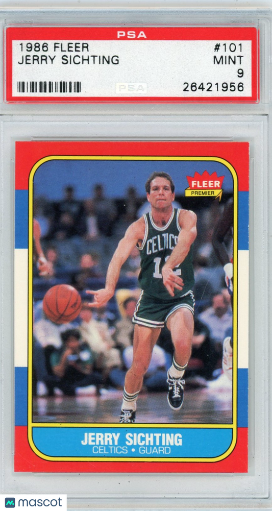 1986 Fleer Jerry Sichting #101 PSA 9