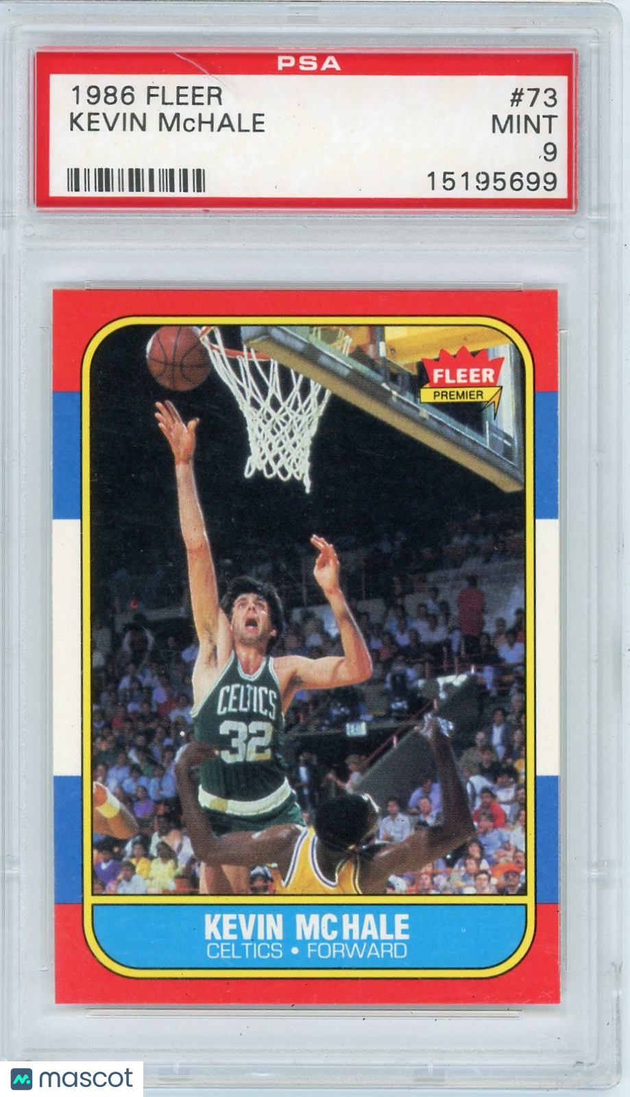 1986 Fleer Kevin Mchale #73 PSA 9