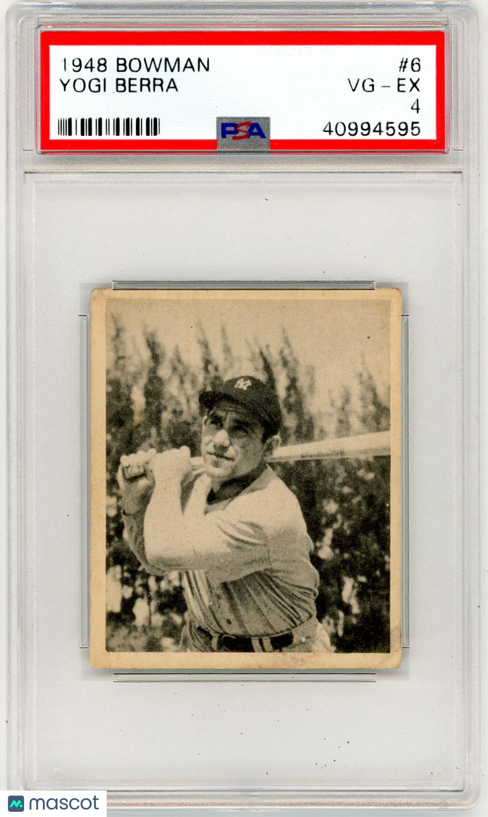 1948 Bowman Yogi Berra #6 PSA 4