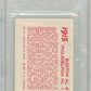 1967 Laughlin World Series Red Sox VS Phillies #12 1915 PSA 9