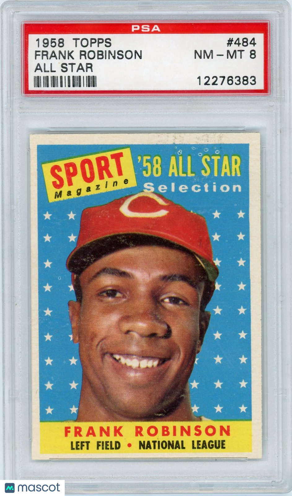 1958 Topps Frank Robinson #484 All Star PSA 8