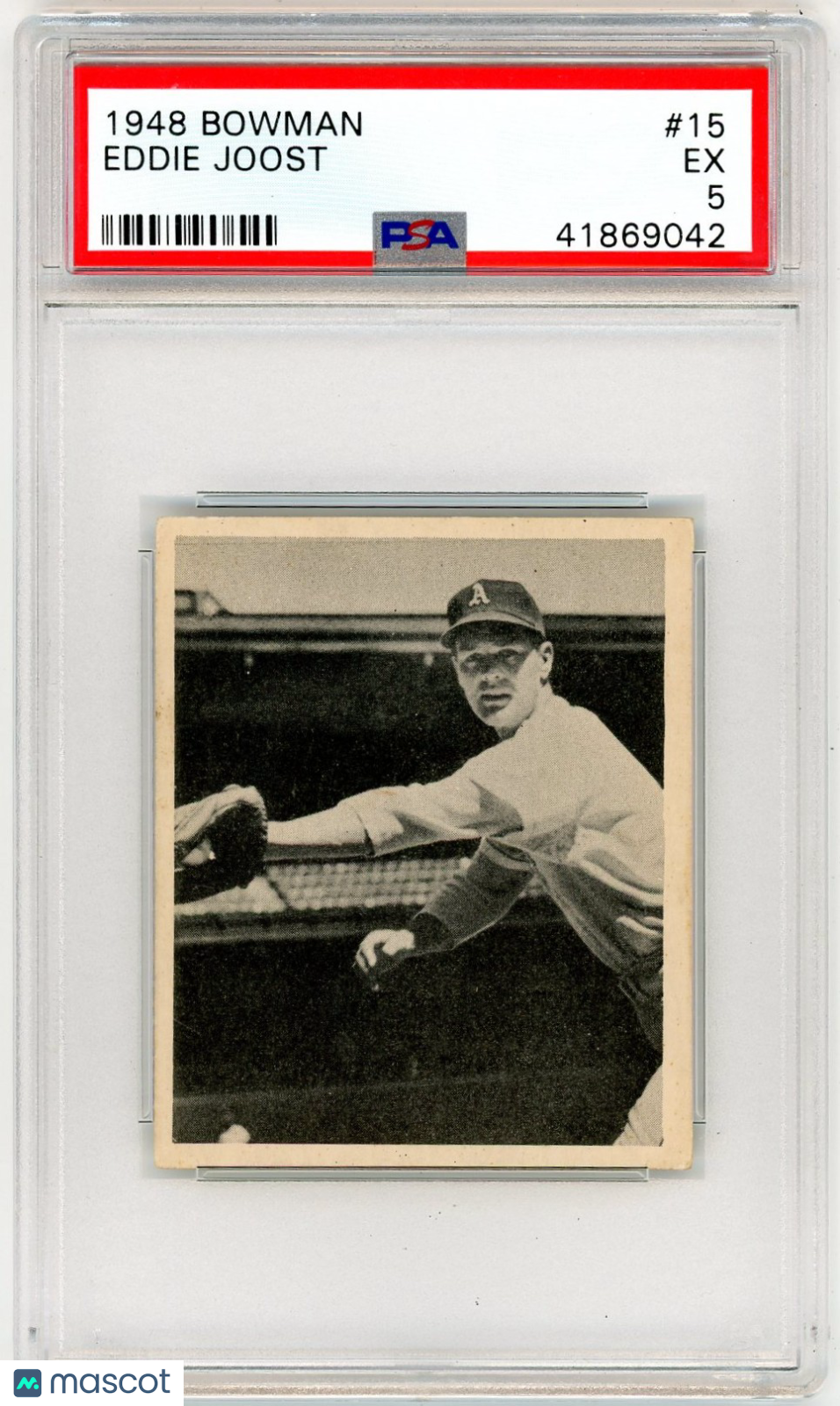 1948 Bowman Eddie Joost #15 PSA 5