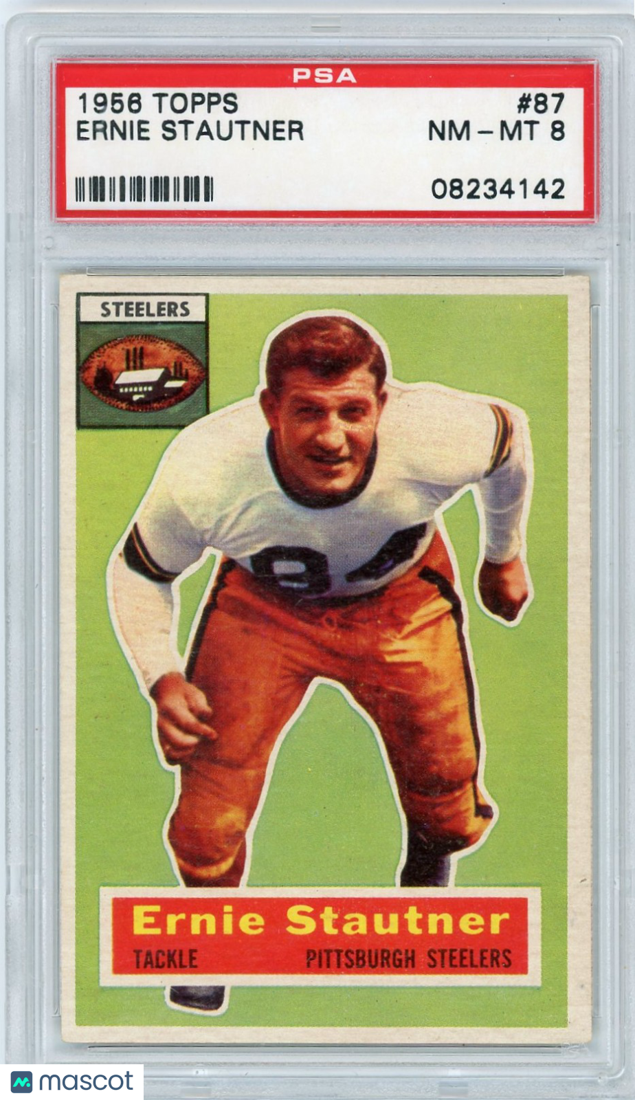 1956 Topps Ernie Stautner #87 PSA 8