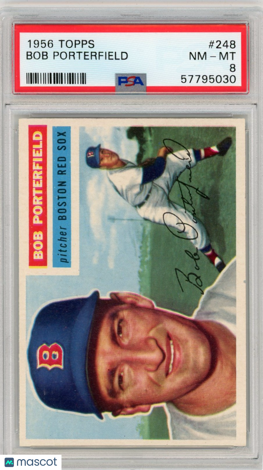 1956 Topps Bob Porterfield #248 PSA 8