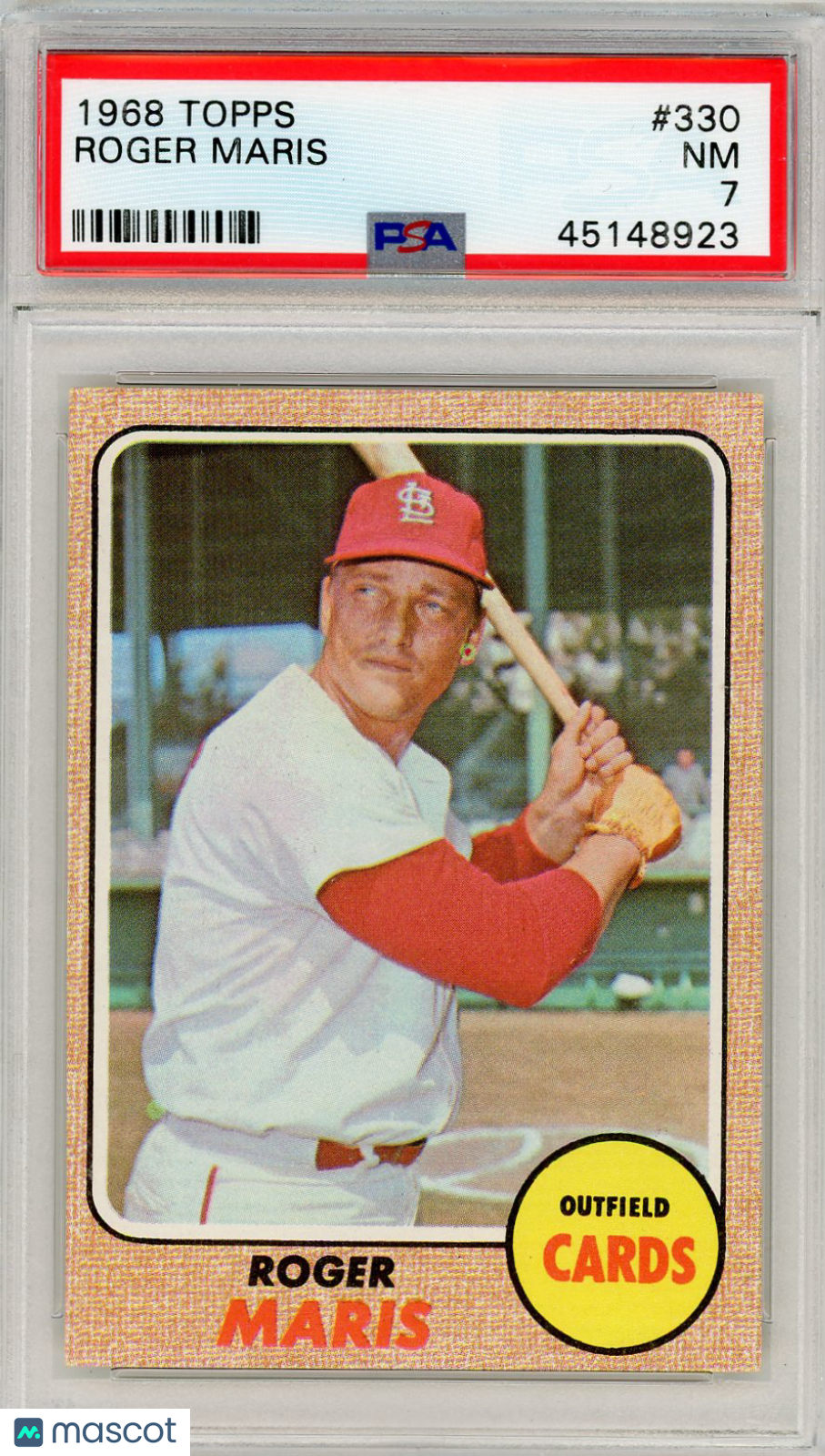 1968 Topps Roger Maris #330 PSA 7