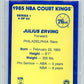 1984 Star Court Kings 5x7 Julius Erving #4 BGS 8.5