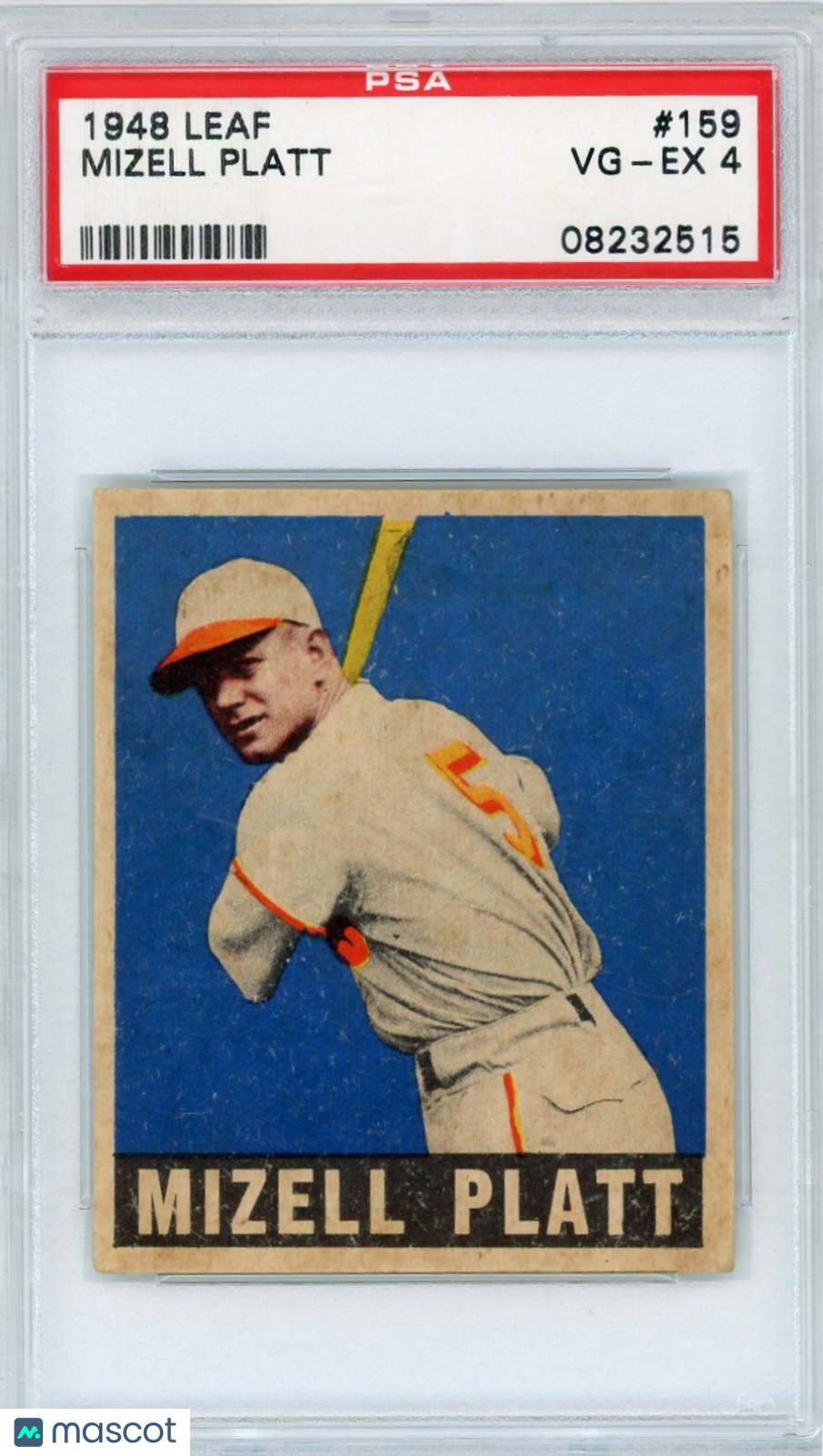 1948 Leaf Mizell Platt #159 PSA 4