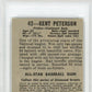 1948 Leaf Kent Peterson #42 Red Cap PSA 4