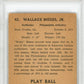 1941 Play Ball Wally Moses #42 PSA 4