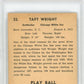 1941 Play Ball Taft Wright #32 PSA 5.5