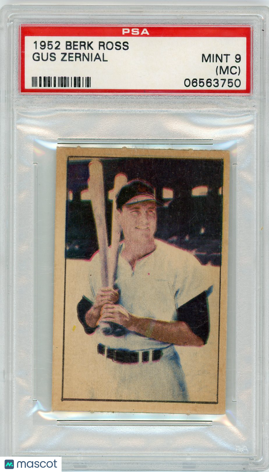 1952 Berk Ross Gus Zernial PSA 9 MC