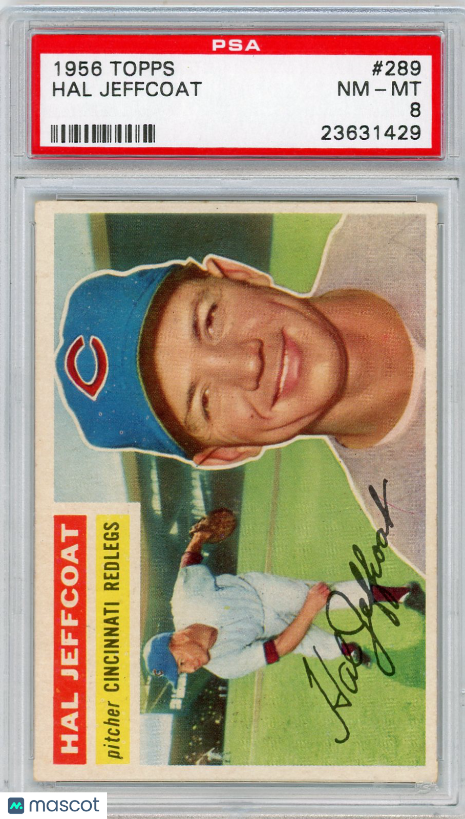 1956 Topps Hal Jeffcoat #289 PSA 8