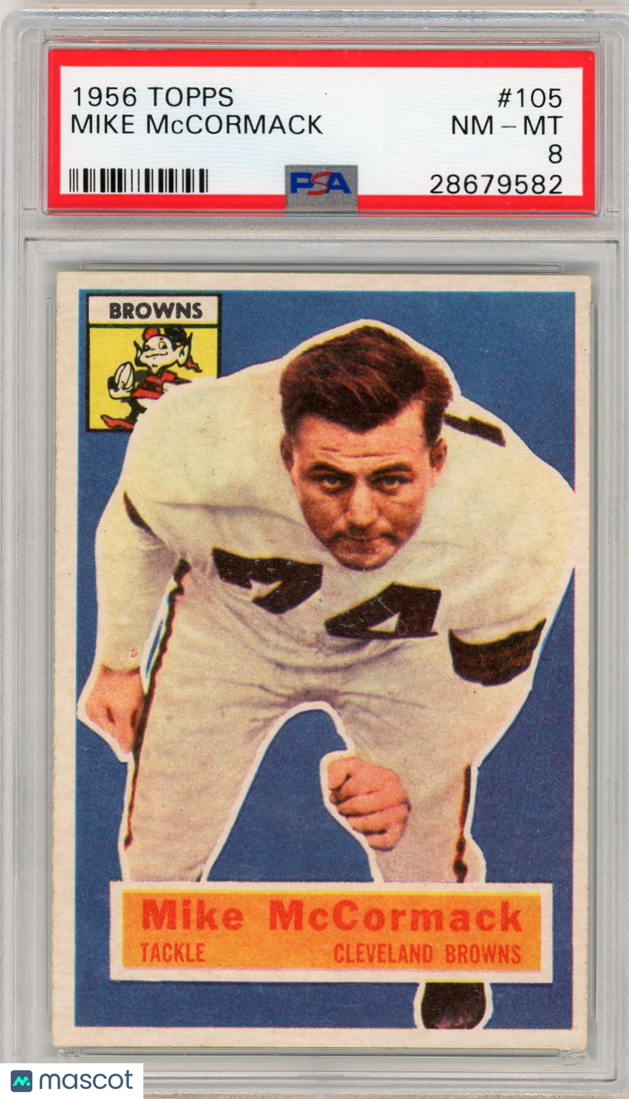 1956 Topps Mike Mccormack #105 PSA 8