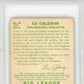 1934 Goudey Ed Coleman #28 PSA 5
