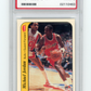 1986 Fleer Sticker Michael Jordan #8 PSA 9