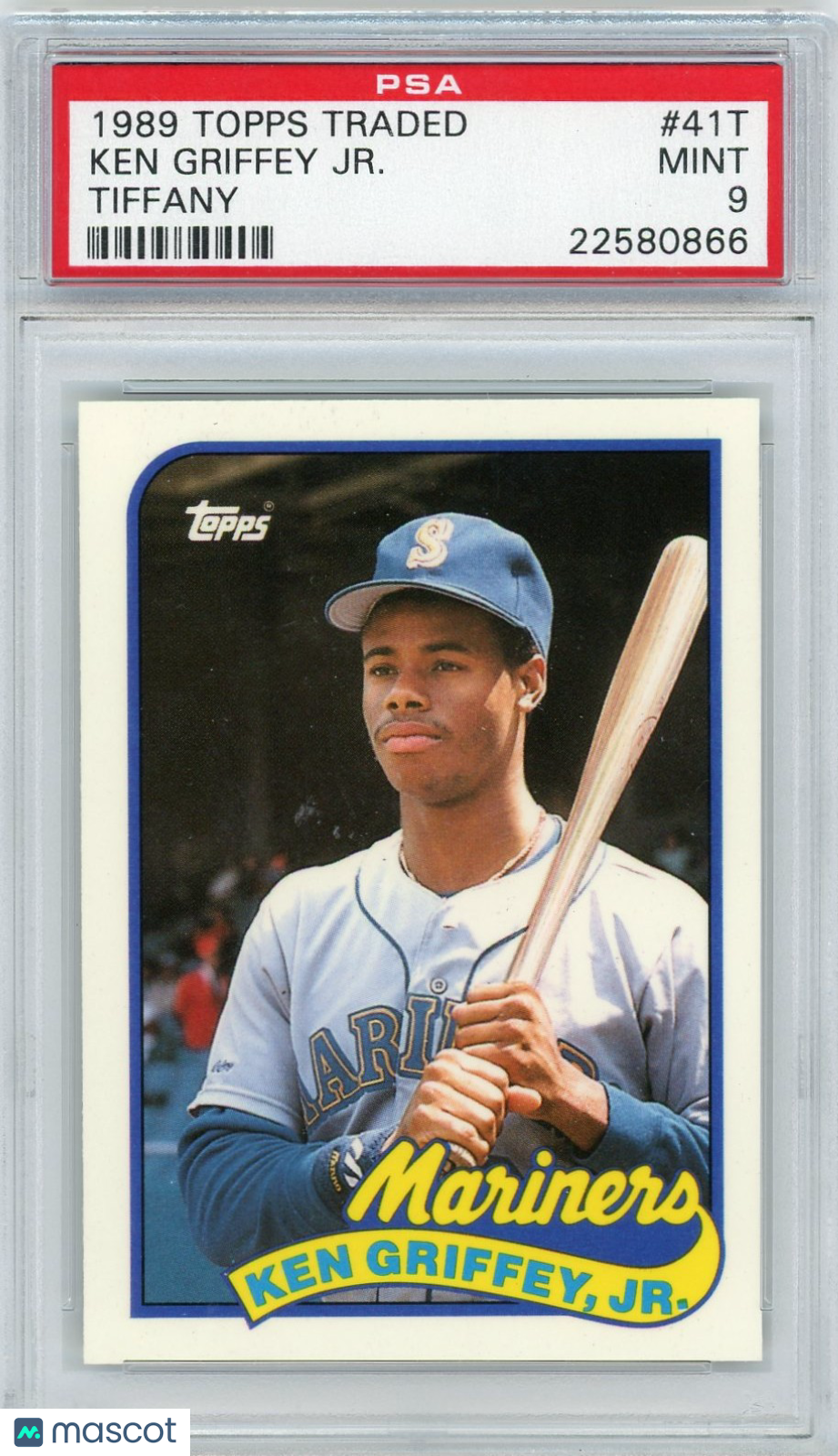 1989 Topps Traded Tiffany Ken Griffey JR. #41T PSA 9