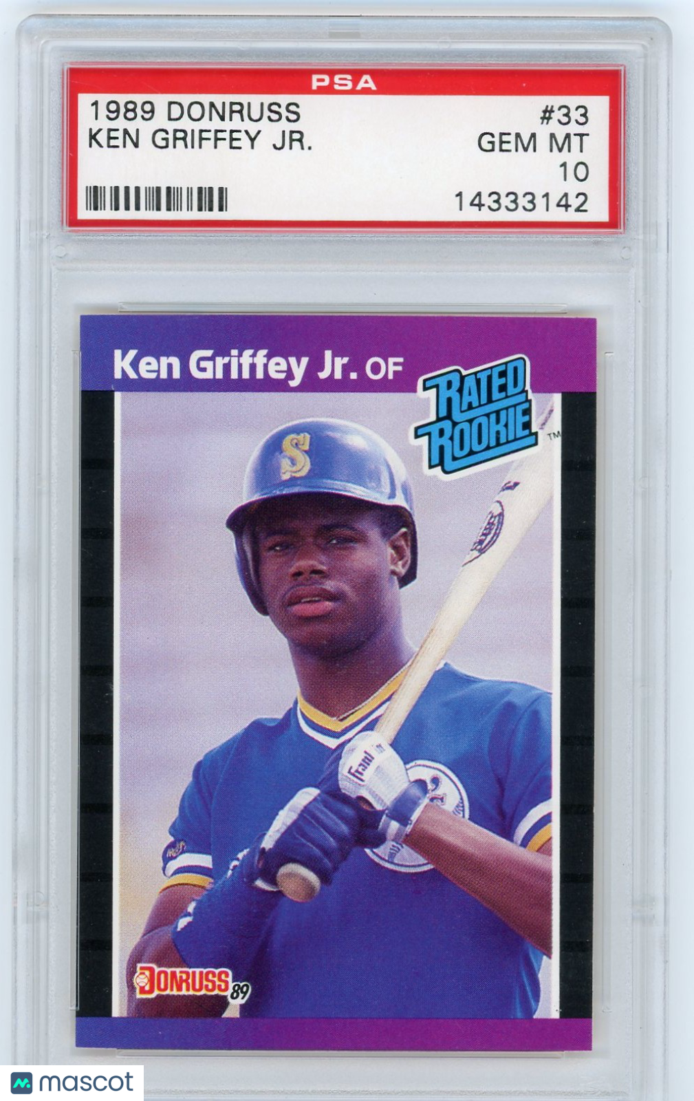 1989 Donruss Ken Griffey JR. #33 PSA 10