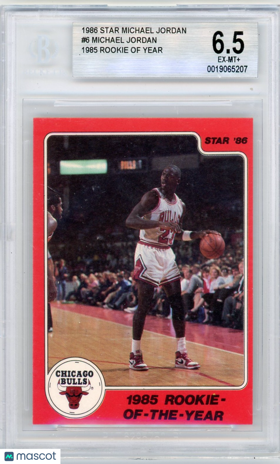 1986 Star Michael Jordan Michael Jordan #6 BGS 6.5
