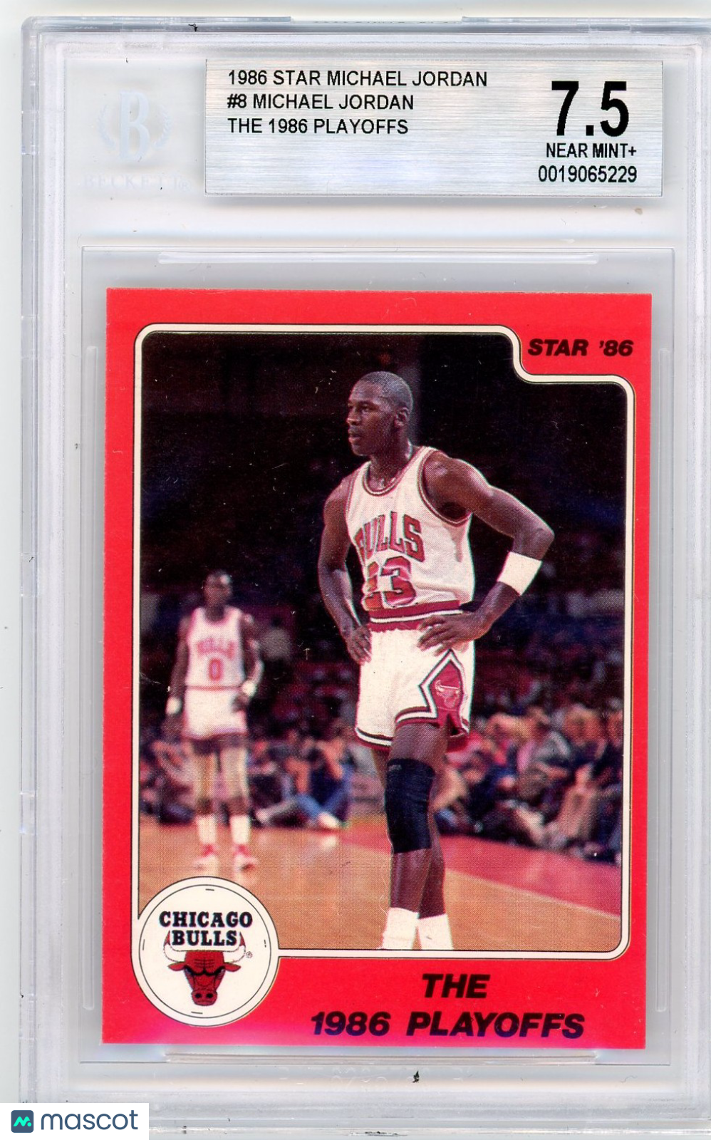 1986 Star Michael Jordan Michael Jordan #8 BGS 7.5