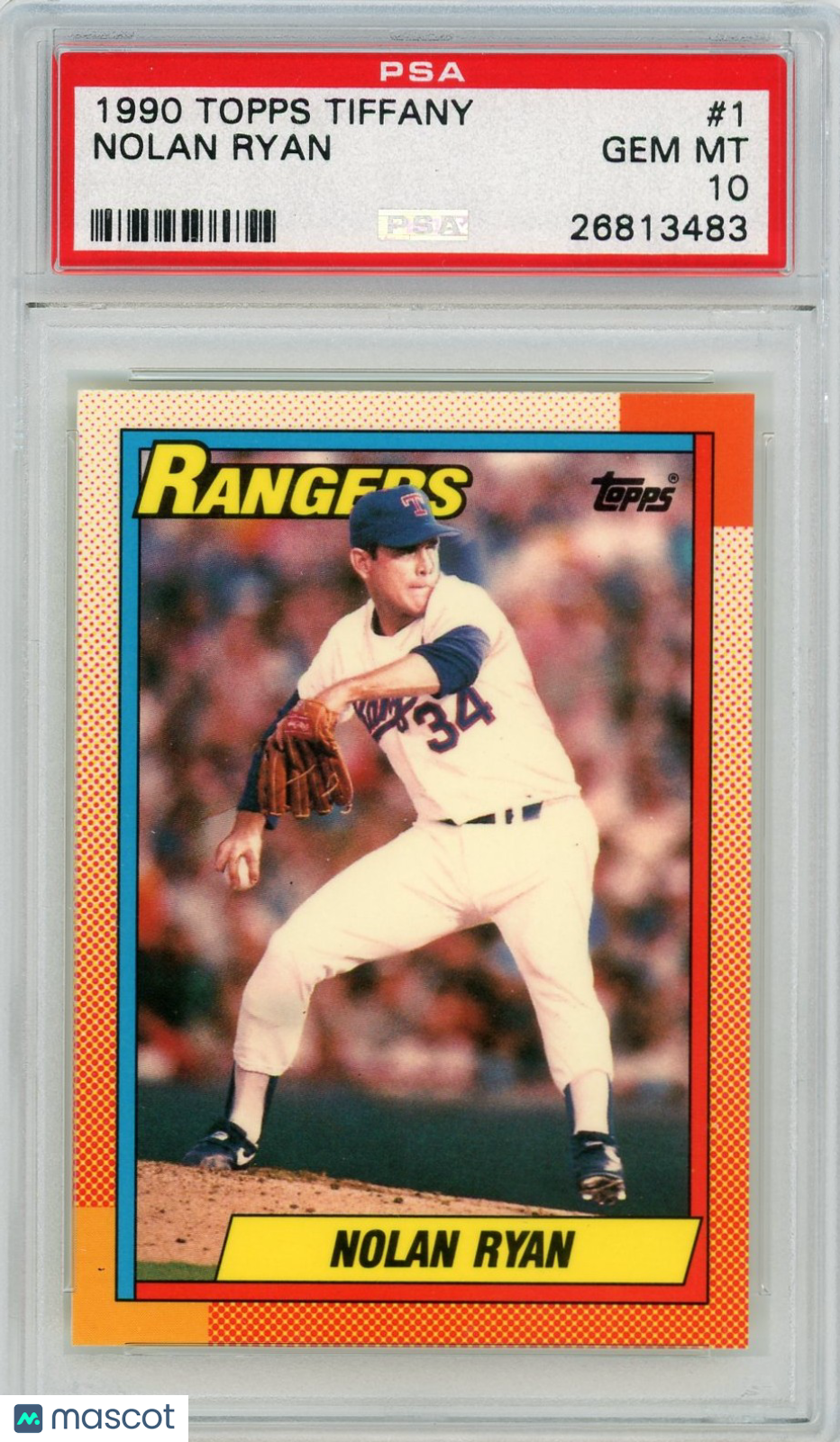 1990 Topps Tiffany Nolan Ryan #1 PSA 10