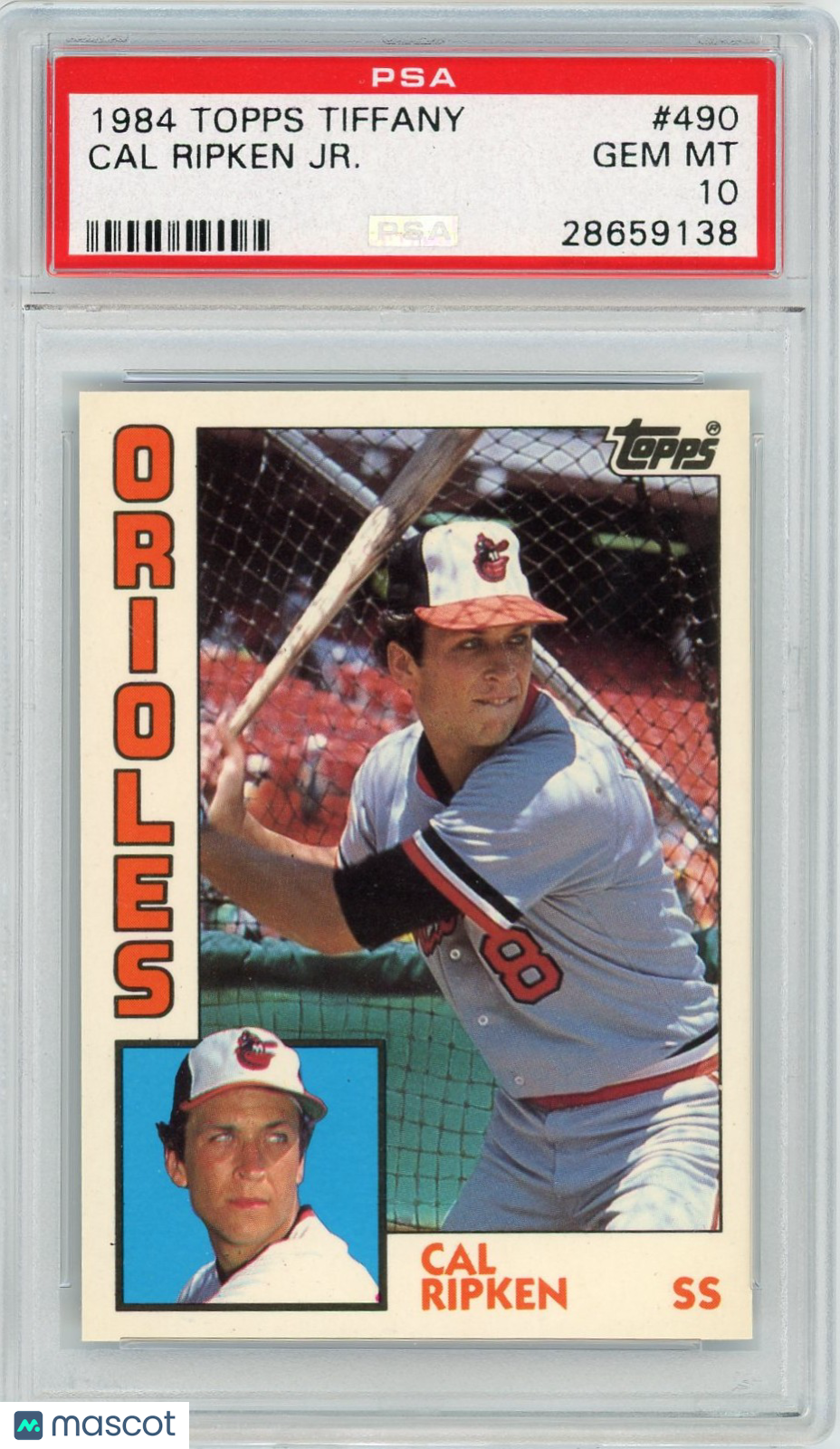 1984 Topps Tiffany Cal Ripken JR. #490 PSA 10