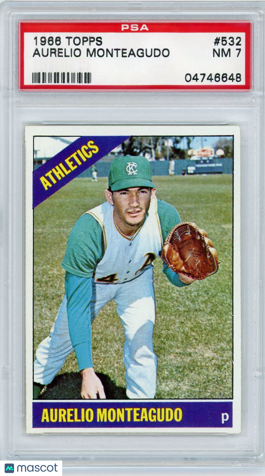 1966 Topps Aurelio Monteagudo #532 PSA 7