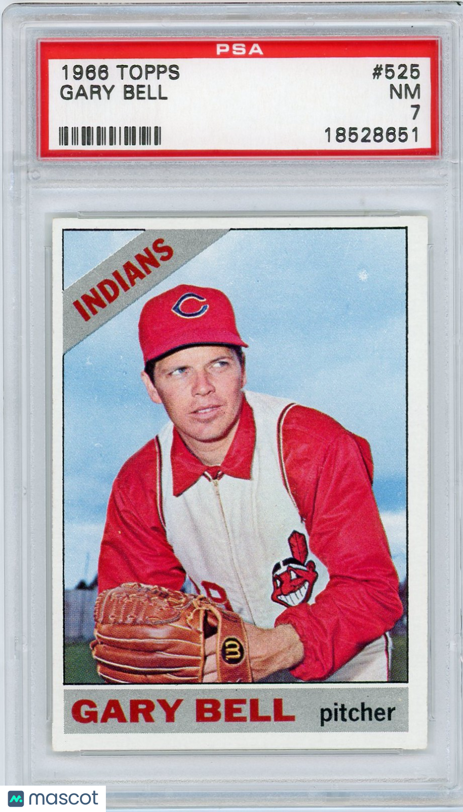 1966 Topps Gary Bell #525 PSA 7