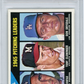 1966 Topps NL Pitching Leaders #223 Koufax Clnngr Drsdale PSA 7