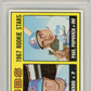 1967 Topps Cubs Rookies #536 J. Niekro P. Popovich PSA 6