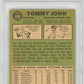 1967 Topps Tommy John #609 PSA 5