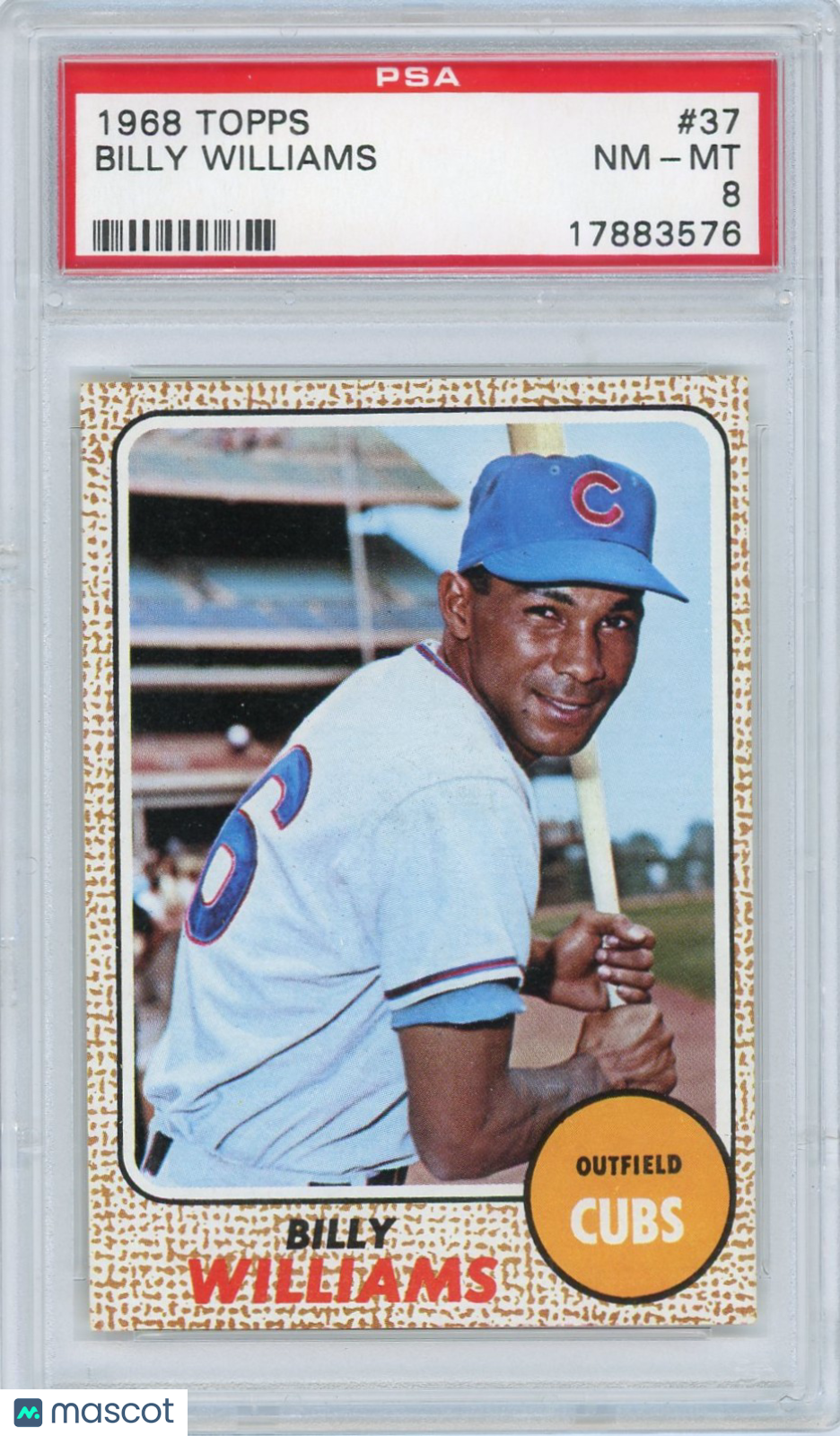 1968 Topps Billy Williams #37 PSA 8